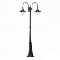 Садово-парковый светильник Ideal Lux Cima Pt2 Nero Antico 024097