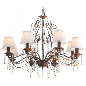 Подвесная люстра Arte Lamp Medici A9468LM-8BR