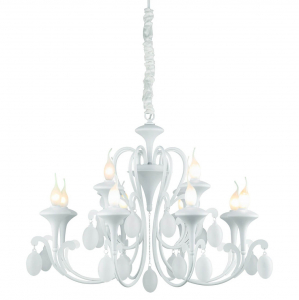 Подвесная люстра Arte Lamp Montmartre A3239LM-12WH