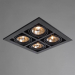Встраиваемый светильник Arte Lamp Cardani A5930PL-4BK