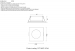 Встраиваемый светильник Crystal Lux CLT 046C1 BL IP44